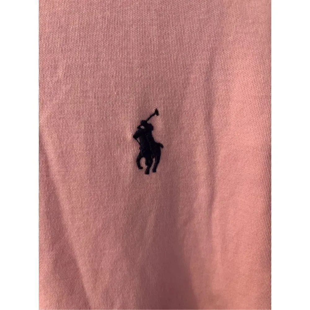 Polo Ralph Lauren Super Soft Pink Polo Shirt sz M EUC